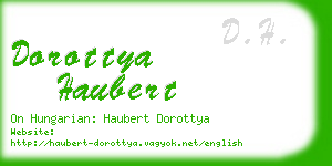dorottya haubert business card